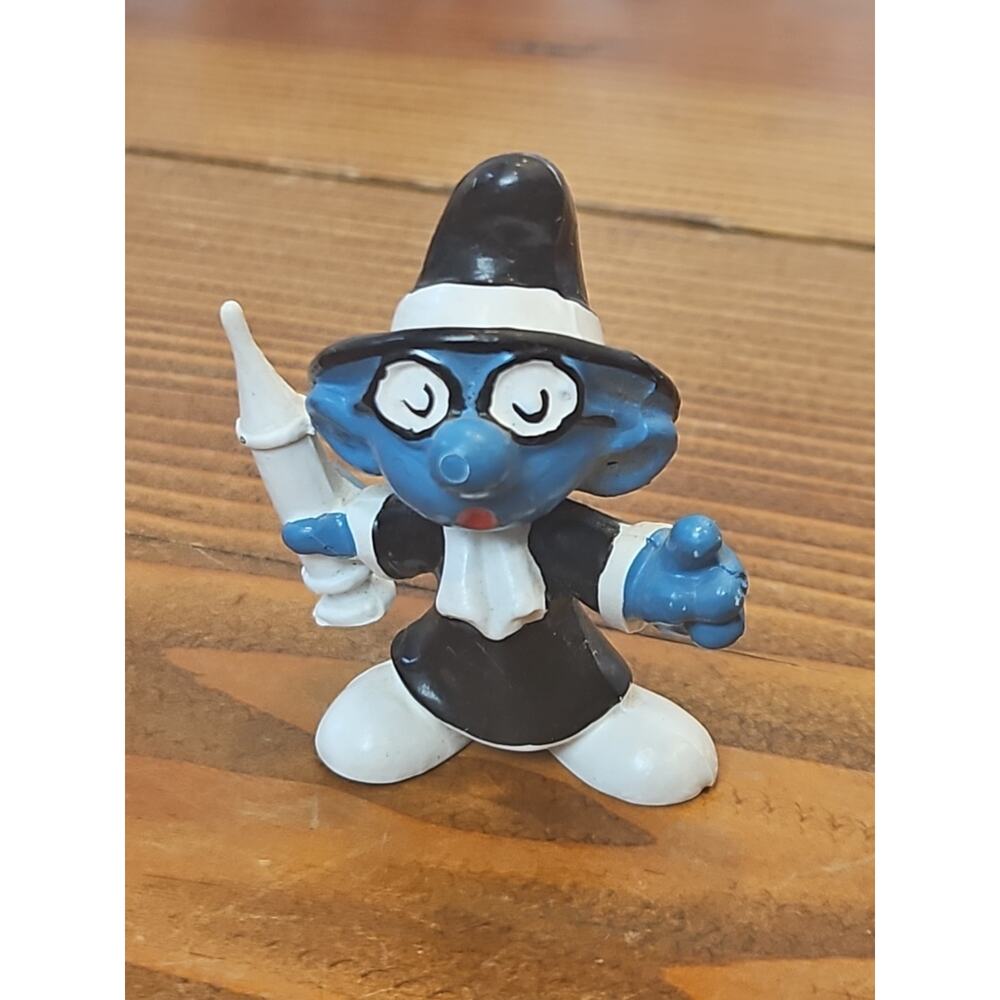 Lot Of 6 Smurfs Figurines Peyo Schleich Vintage Collectable Toys - Picture 6 of 16